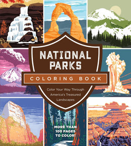 National Parks Coloring Book: Color Your Way Through America - Bookseller USA